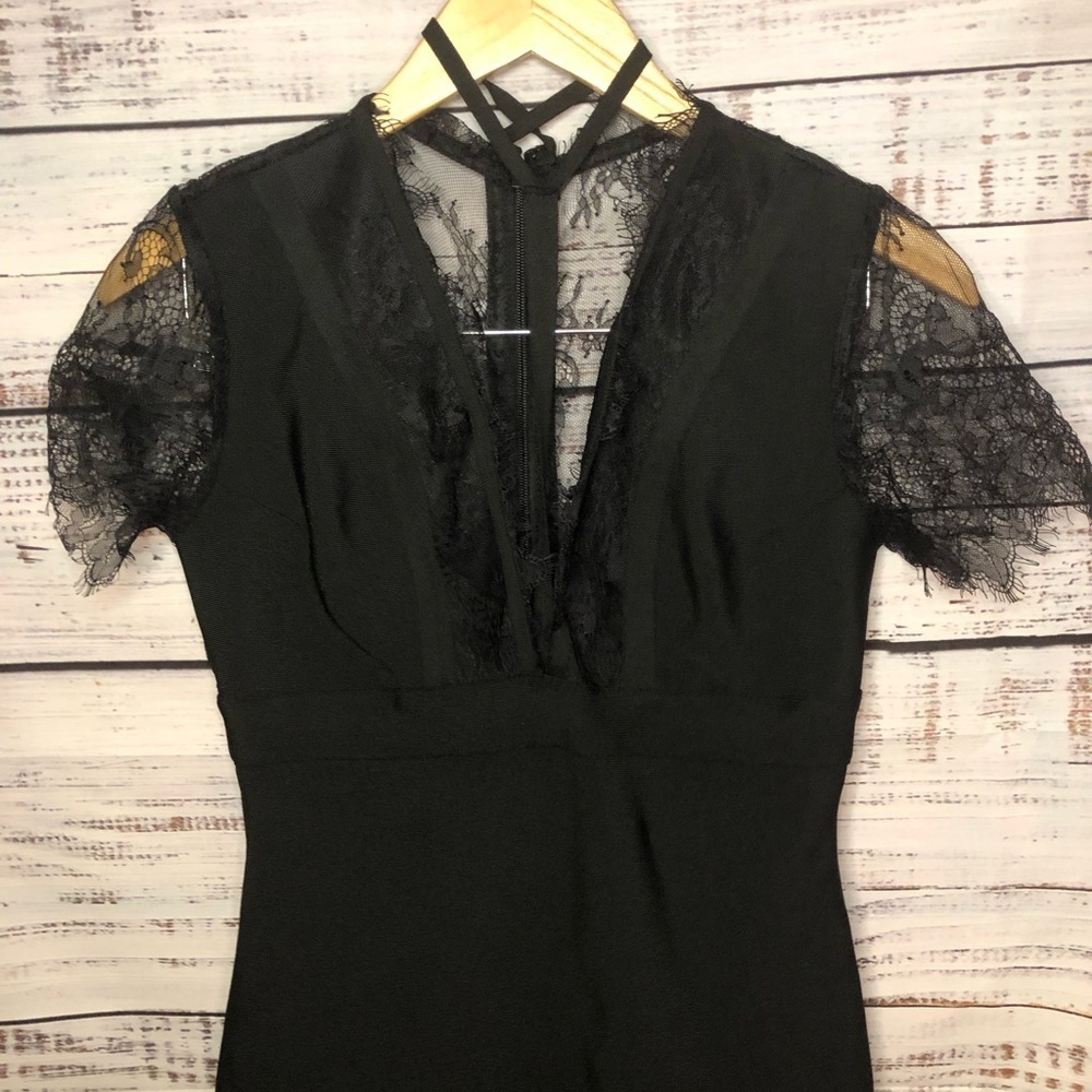 VENUS Black Bandage Strappy Dress size 2X 3X NWOTπ₯π₯ - Picture 7 of 15